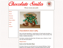 Tablet Screenshot of chocolatesmiles.com